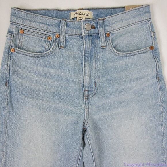 NWT Madewell The High-Rise Slim Crop Boyjean‎ Dumas Wash Ripped Edition, size 24 - Picture 3 of 16